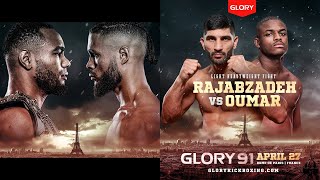 GLORY 91 ENDY SEMELEER VS CHICO KWASI amp BAHRAM RAJABZADEH VS KEVIN OUMAR LIVE COMMENTARY [upl. by Eiro993]