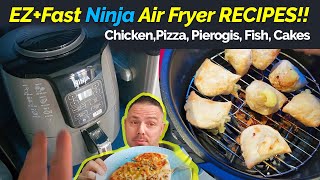 Best Air Fryer Recipes for Busy People amp Families  Air Fryer Pizza 4 Min Air Fryer Chicken in 10 [upl. by Armallas]