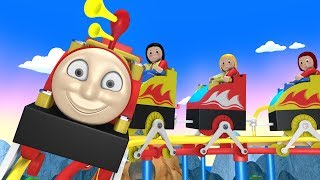 Roller coaster for Kids  Toy Factory Thomas Trains for Kids  Toy Trains  Kids Videos for Kids [upl. by Sucramej]