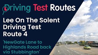 Lee On The Solent Driving Test Route 4 [upl. by Esele955]