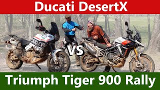 2024 Triumph Tiger 900 Rally Pro vs Ducati DesertX [upl. by Ary495]