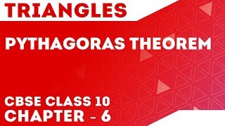 Triangles  Pythagoras Theorem  Math Class 10  Letstute CBSE [upl. by Ueihtam684]