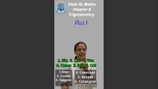 Trigonometric ratios Chapter 8 Part 1  Class 10 Maths Trigonometry learnatscholar shorts [upl. by Theone]