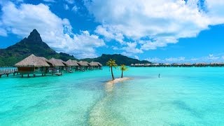 Wonderful Matira Beach  Bora Bora in French Polynesia [upl. by Zanlog]