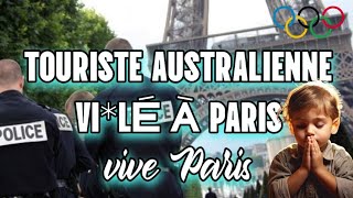 TOURISTE AUSTRALIENNE VILÉ PAR 5 PERSONNES SUR PARIS J4 AVANT LES JEUX OLYMPIQUES 🤣 [upl. by Agate]