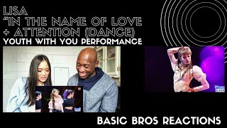 Basic Bros REACT  LISA IN THE NAME OF LOVE  ATTENTION DANCE PERFORMANCE [upl. by Siol]