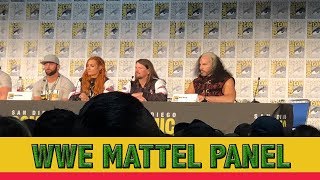 WWE Mattel Panel San Diego Comic Con 2018 Highlights Matt Hardy AJ Styles Becky Lynch [upl. by Aisilef]