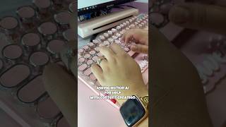 Keyboard ASMR 💖 asmr keyboard keyboardasmr asmrvideo asmrsounds pink pinkaesthetic [upl. by Aon]