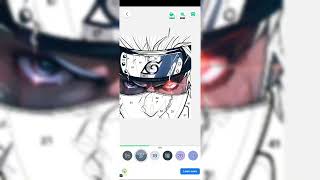 KAKASHI HATAKECOLOR FAN [upl. by Jordain]