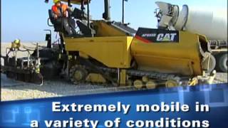 Cat® AP655D Paver Machine Introduction Europe [upl. by Yduj]