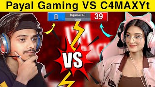 🔥1VS1 Challenge Payal Gaming VS C4MAXYt in TDM 😈🥵SAMSUNGA3A5A6A7J2J5J7S5S7S9A10A20 [upl. by Onnem102]