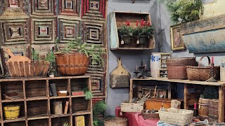 Simple Goods Country Antiques amp Primitives Old Fashioned Christmas Night Before Show Opens Preview [upl. by Kaliope956]