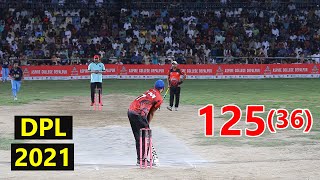 DPL 2021 1st Match  Tamour Mirza Vs Karnal Zahid  Best Match In Cricket History Ever [upl. by Ariay]