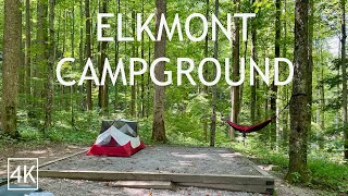 Elkmont Campground Tour 4K  Find that perfect Smoky Mountains campsite [upl. by Gurolinick]