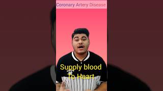 What is Coronary Artery Disease shorts ytshorts biology [upl. by Maure]