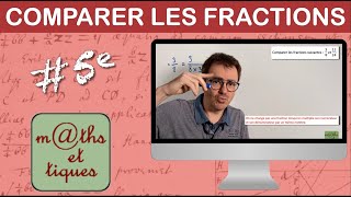 Comparer les fractions 1  Cinquième [upl. by Ettennaj]