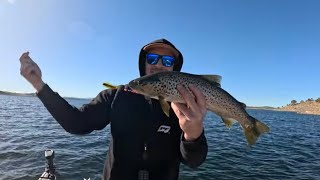 Fishing Eucumbene dam  Buckenderra [upl. by Ardnossak]