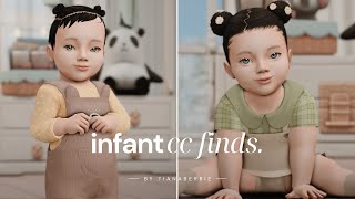 60 sims 4 infant cc finds  links  sims 4 contenido personalizado haul para bebés [upl. by Raquela]