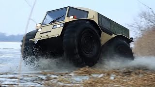 Extreme Off Road Russian Amphibious SHERP Vehicle [upl. by Rahs]