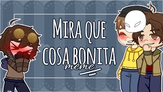 Mira que cosa bonita  Masky x Hoodie x Ticci Toby  Gacha Club  meme  corto [upl. by Ellocin]