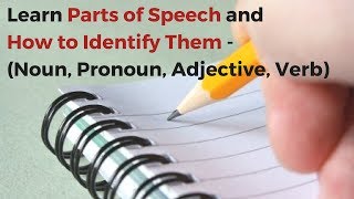 Learn Parts of Speech and How to Identify Them  Learn English with Unacademy [upl. by Sanez215]