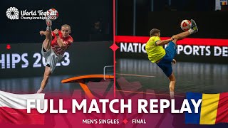 World Teqball Championships  Mens Singles Final  A Gyorgydeak vs A Duszak [upl. by Daniell]