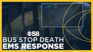 New video from MCTS buses shows where woman lay unseen before dying in subfreezing weather [upl. by Llerrehc]