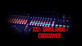 Behringer X32  Utilizando Matrix para simular crossover [upl. by Hgielsel]