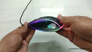 iMICE T97 RGB Honeycomb Gaming Mouse  ALPHABYTETECHNOLOGY [upl. by Beaulieu]