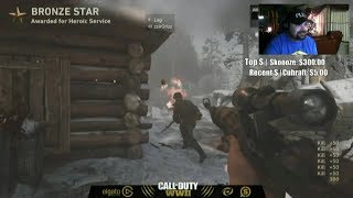 zzirGrizz  3 clips in 1 game on WWII [upl. by Shyamal717]