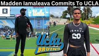 UCLA Football HEATING UP On The Recruiting Trail  Madden Iamaleava Commits To UCLA [upl. by Romney]