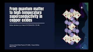 High Temperature Super Conductivity in Copper Oxides  Cuprates  Strange metal amp Pseudogap [upl. by Benisch]