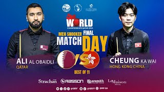 IBSF WORLD CHAMPIONSHIPS QATAR 2023 l MENS SNOOKER FINAL [upl. by Nava]