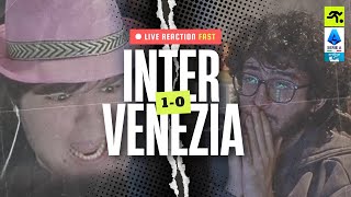 INTERVENEZIA 10 LIVE REACTION FAST  TIFOSI INTERISTI vs GUFI  TIFOSIAMO [upl. by Eilrebma]