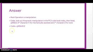 ICD10PCS Chiropractic Section Coding Practice [upl. by Yenoh]