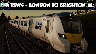 Train Sim World 4  London To Brighton  Auto Announcement Mod [upl. by Ybocaj]