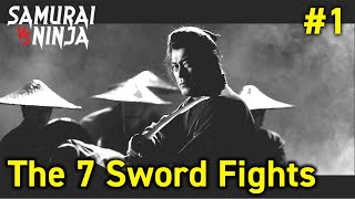 The 7 sword fights Full Episode 1  SAMURAI VS NINJA  English Sub [upl. by Schoenburg284]