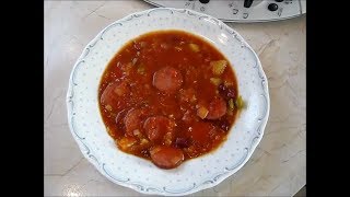 Thermomix TM 31 Serbische Bohnensuppe mit Cabanossi [upl. by Ellsworth]