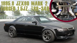 JZX90 Mark 2 Tourer V 700HP Forged 15JZ Greddy T8834D Drift spec for Sale at Powervehicles Japan [upl. by Einnahpets]