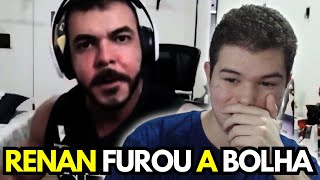 REAGINDO A TRETA DE RENAN E ALANZOKA RENAN FUROU A BOLHA [upl. by Marve412]