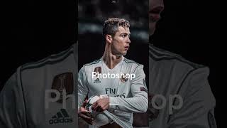 Photoshop vs no photoshop messi fcbarcelona cfrealmadrid messibarca ronaldorealmadrid [upl. by Sanjay931]