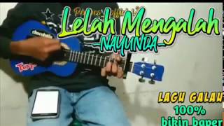 Coba dengerinlelah mengalahnayunda full lirik versi ukulele by pempes [upl. by Vasta]