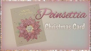 Poinsettia Christmas Card  Collab with HappyBird [upl. by Bathsheeb666]