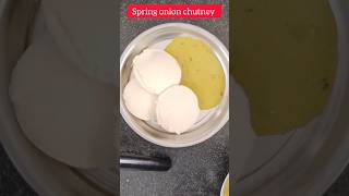 Super tasty spring onion chutney subscribe shorts trending [upl. by Fiona]