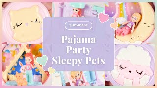 ✨SHOWCASE✨ Polly Pocket Pajama Party Sleepy Pets Cat amp Sheep [upl. by Clovah]