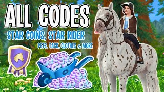 28 WORKING CODES 285 FREE STAR COINS STAR RIDER PETS TACK CLOTHES amp MORE IN STAR STABLE [upl. by Adnawed2]