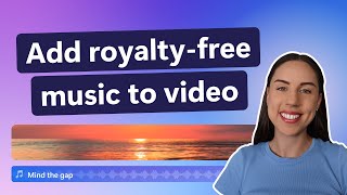 How to add royaltyfree music to a video [upl. by Ahsei]