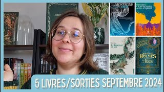 5 livressorties de septembre 2024 [upl. by Dnomrej802]