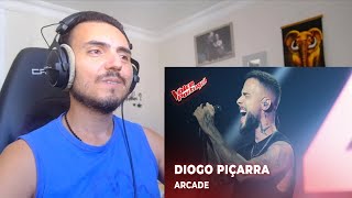 Diogo Piçarra  quotArcadequot  Provas Cegas  The Voice Portugal 2024 Reaction [upl. by Nyla]