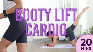 20 minute Booty Lift Cardio Pilates Workout  7 Day Glute Challenge do this video every day [upl. by Caylor]